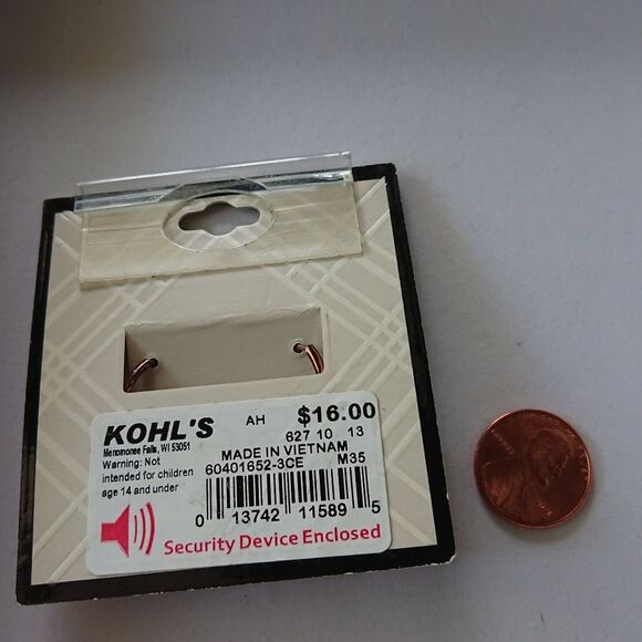 Dana buchman bronze crystal earrings - Picture 4 of 4